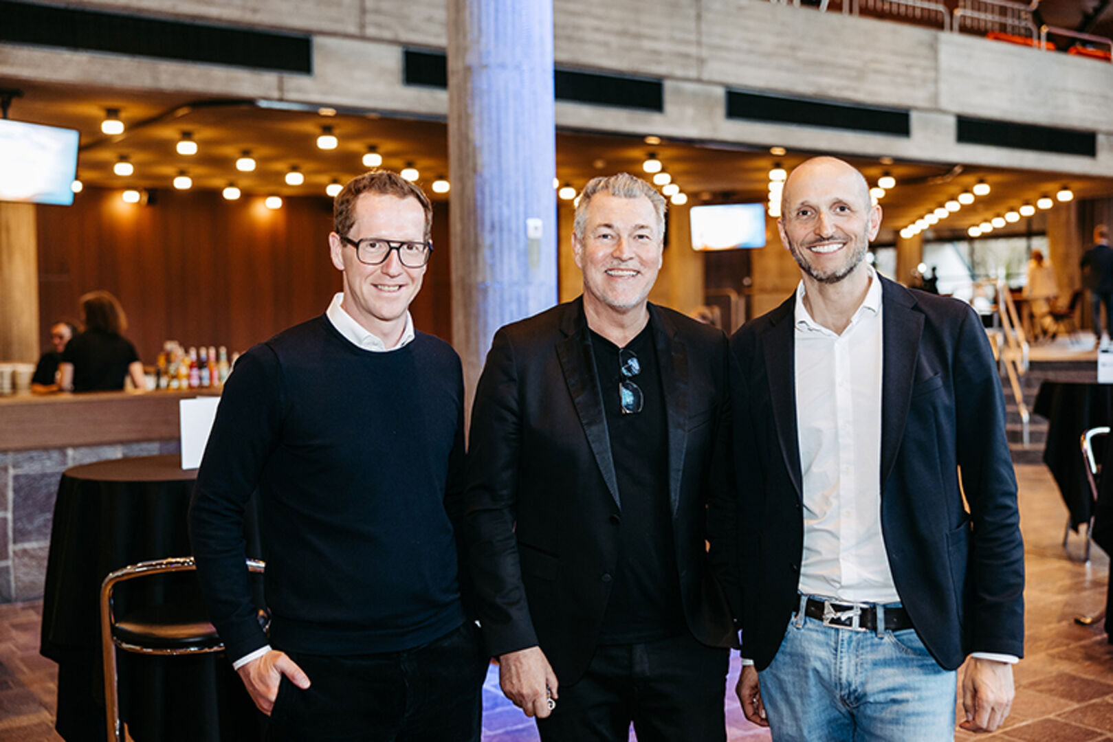 Martin Dechant (IKP Vorarlberg), Günther Plaikner (Intercoiffeur Plaickner), Andreas Gapp (Kleinwalsertaler Bergbahnen) (v. li.)