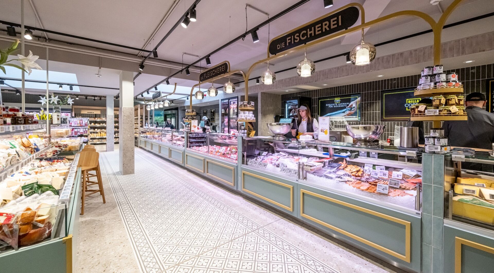 Blick in den Supermarkt