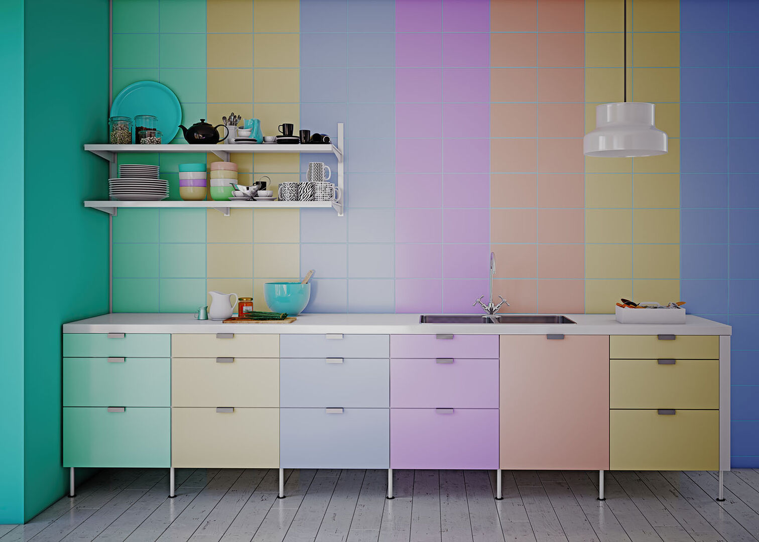 Bunte Küche | Credit: iStock.com/vicnt