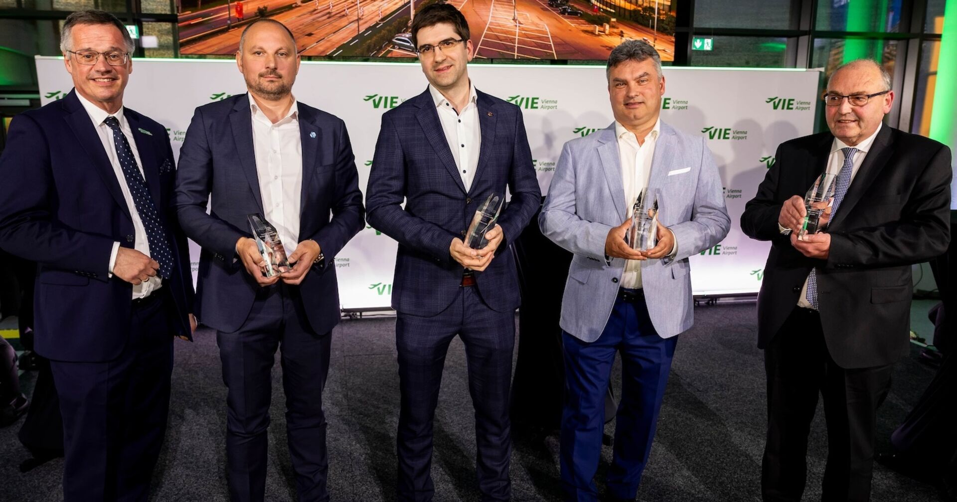 Die Sieger des Vienna Airport Business Awards.