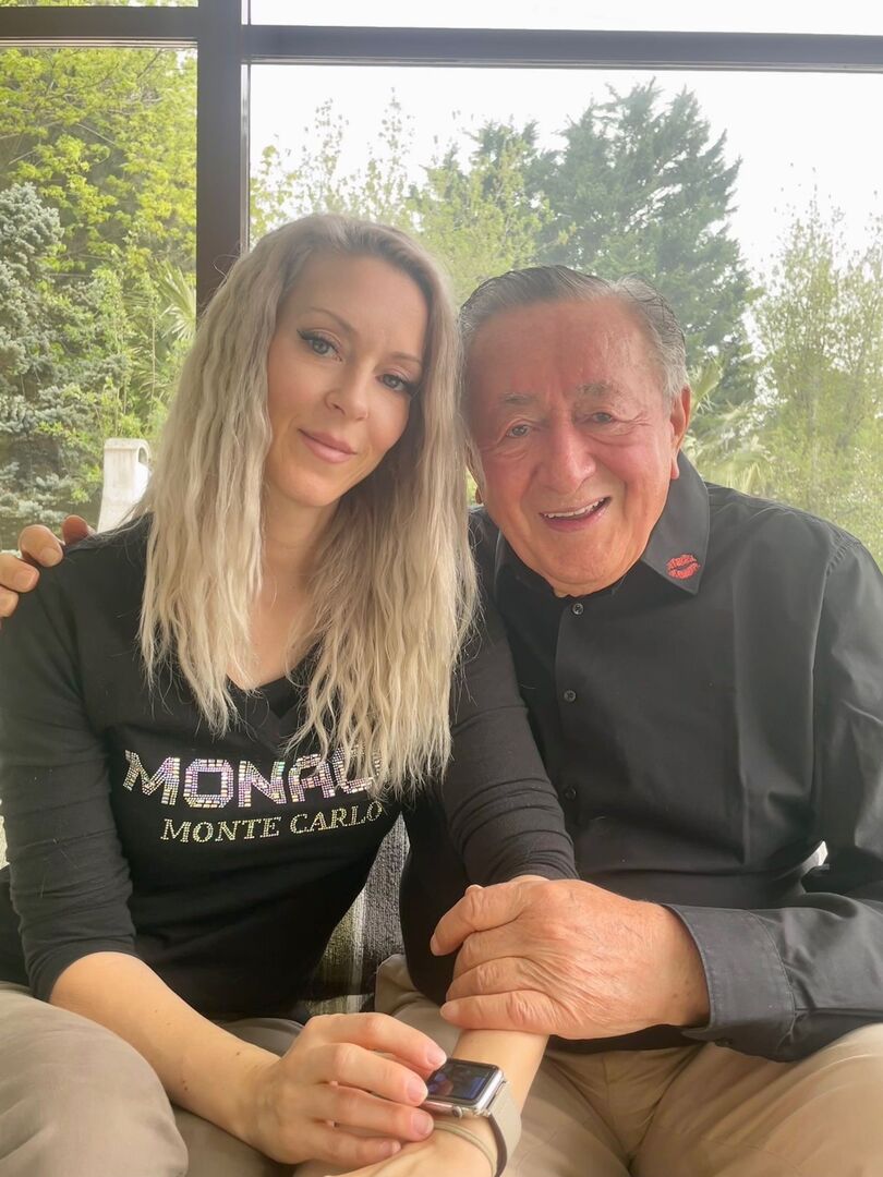 Richard Lugner und "Bienchen" Simone.