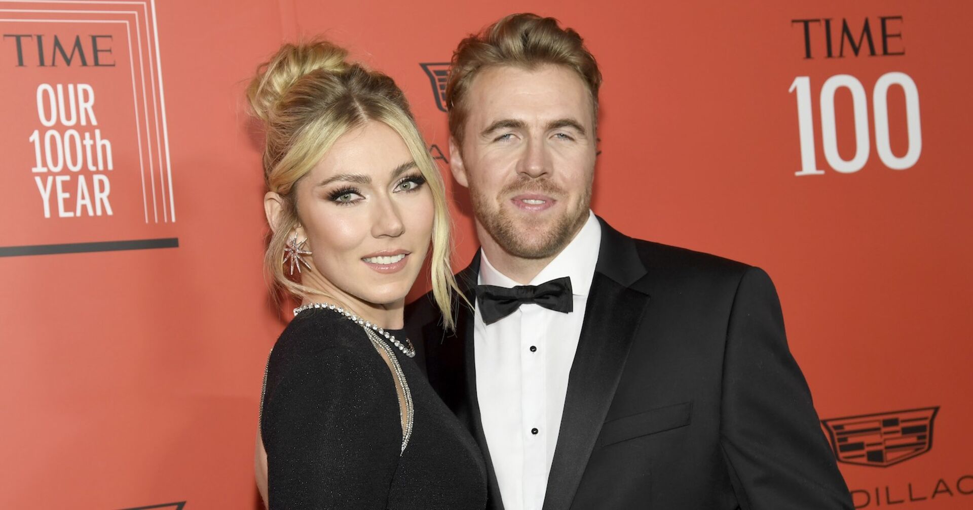 Mikaela Shiffrin und Aleksandar Aamodt Kilde bei einem Event.