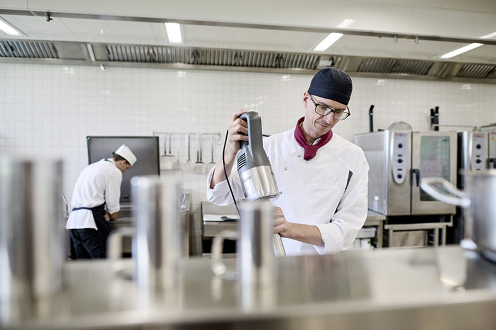 Auch die Küche im Jesuheim Lochau wurde neu gebaut und technisch optimal ausgestattet.