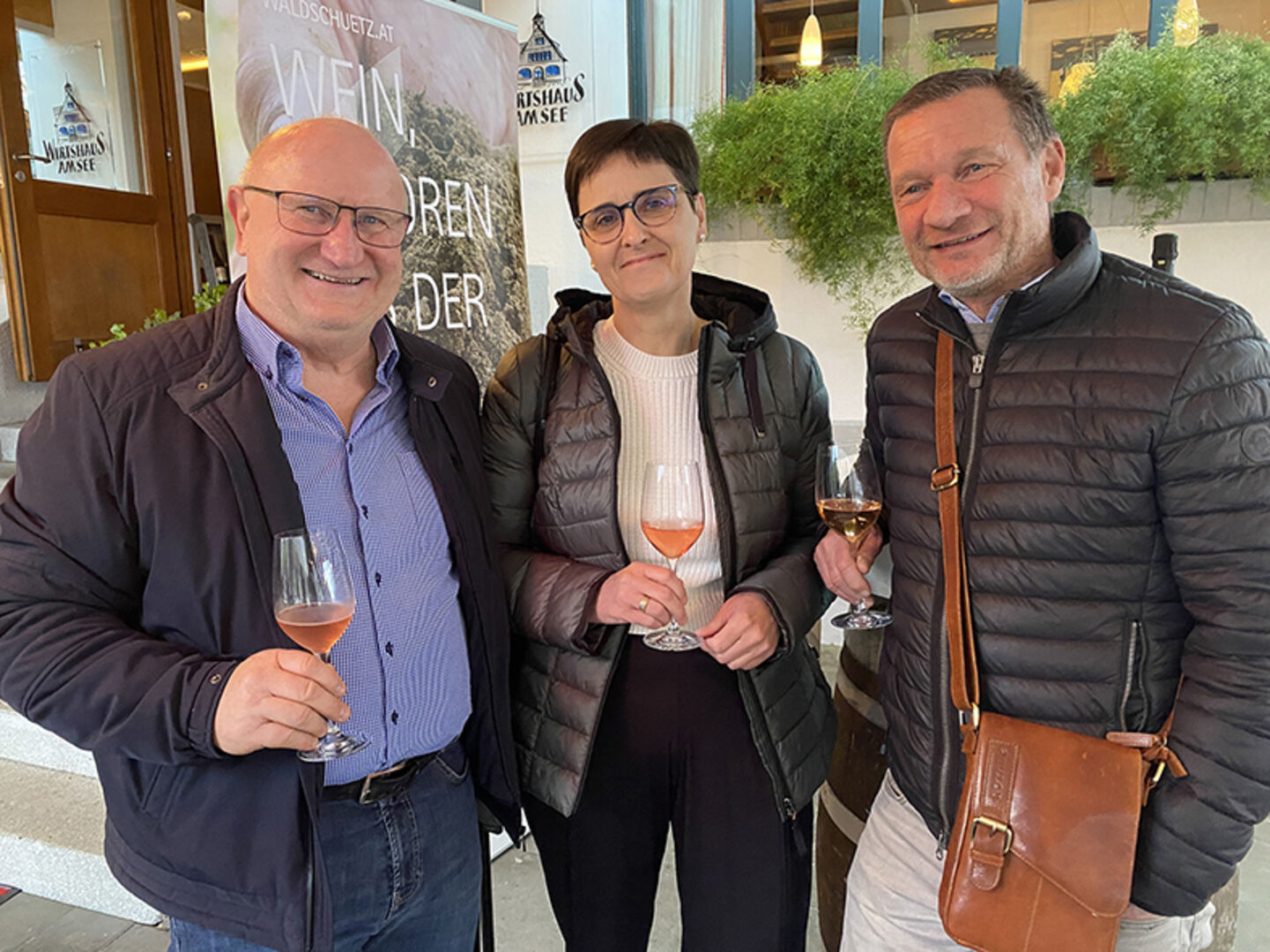 Hubert Pierer, Andrea Schneider und Peter Roblek (alle Bregenz) (v. li.)
