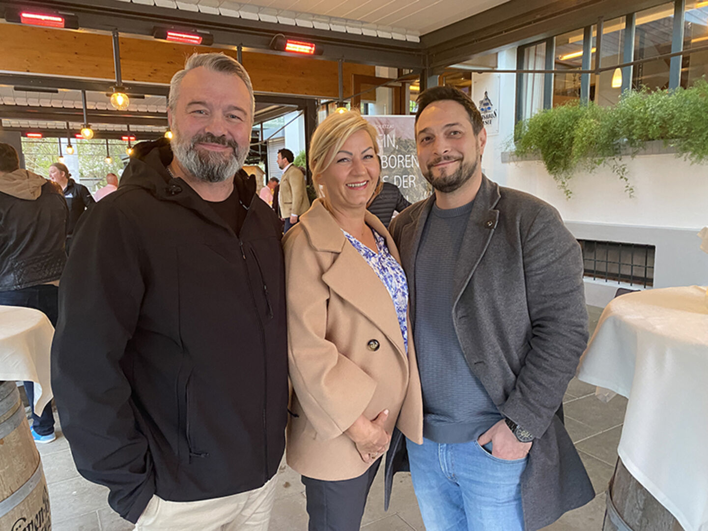 Samir Jasaragic, Patricia Paul und Kurt Amann (alle Transgourmet)