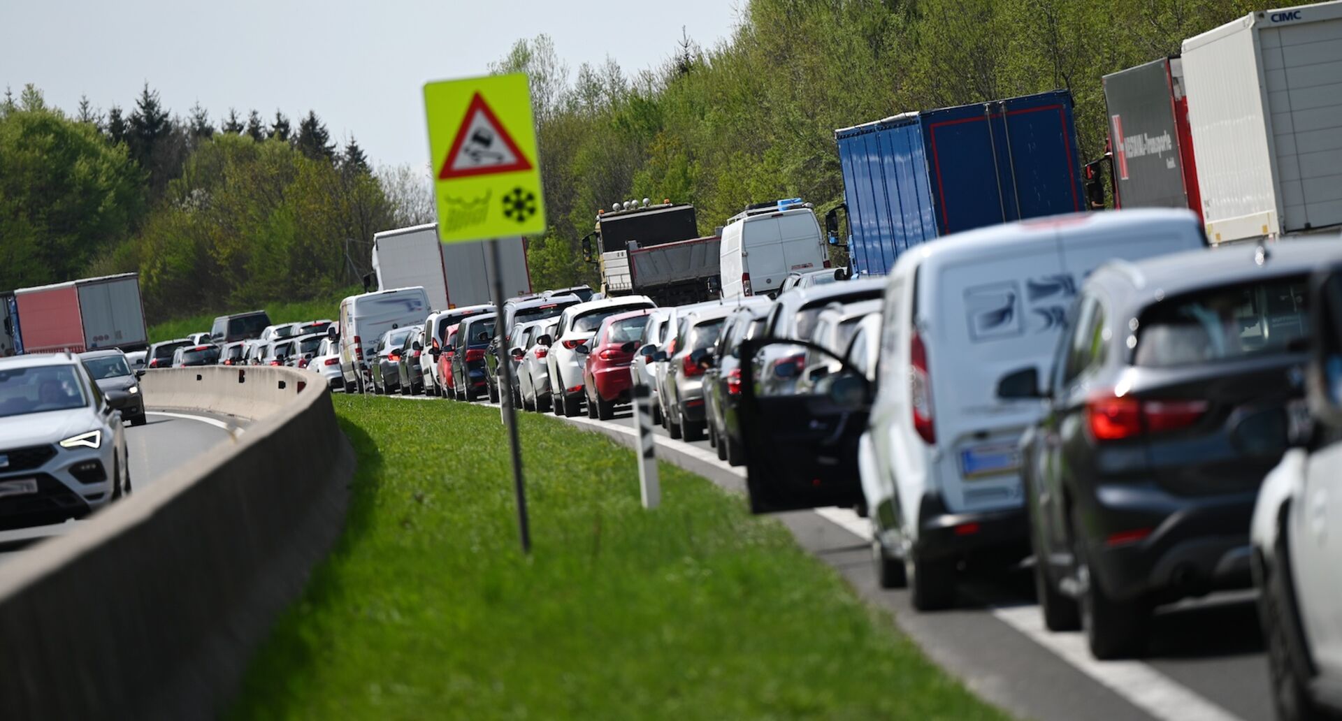Stau auf der Westautobahn