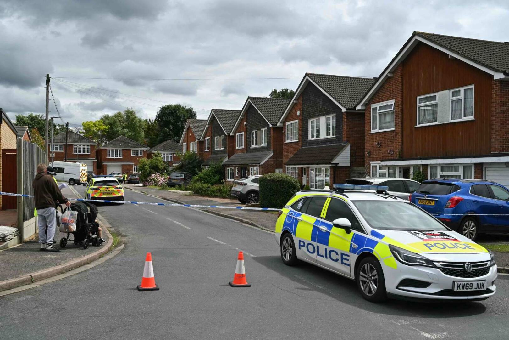 Tatort in Bushey nördlich von London.