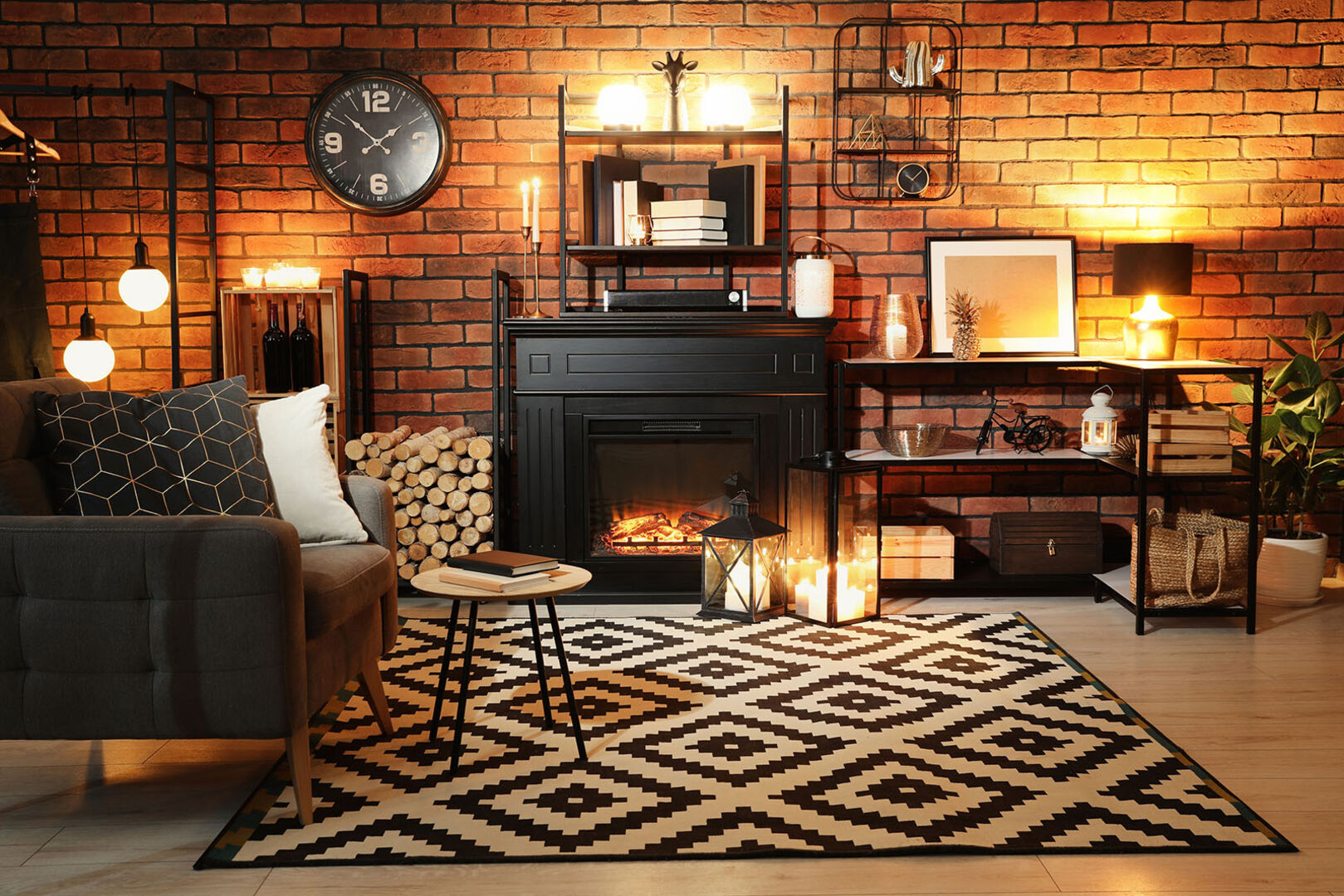 Western Gothic-Chic im Wohnzimmer | Credit: iStock.com/Liudmila Chernetska