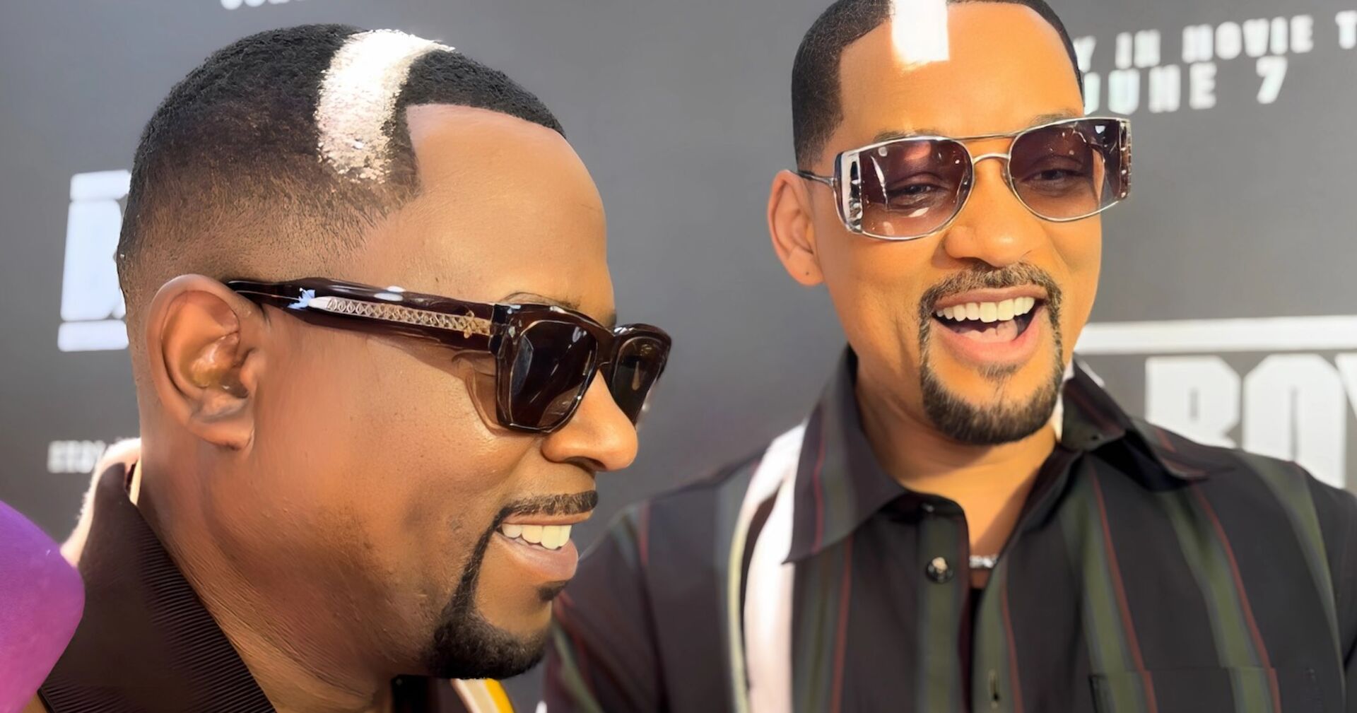 Will Smith und Martin Lawrence bei einem Event.