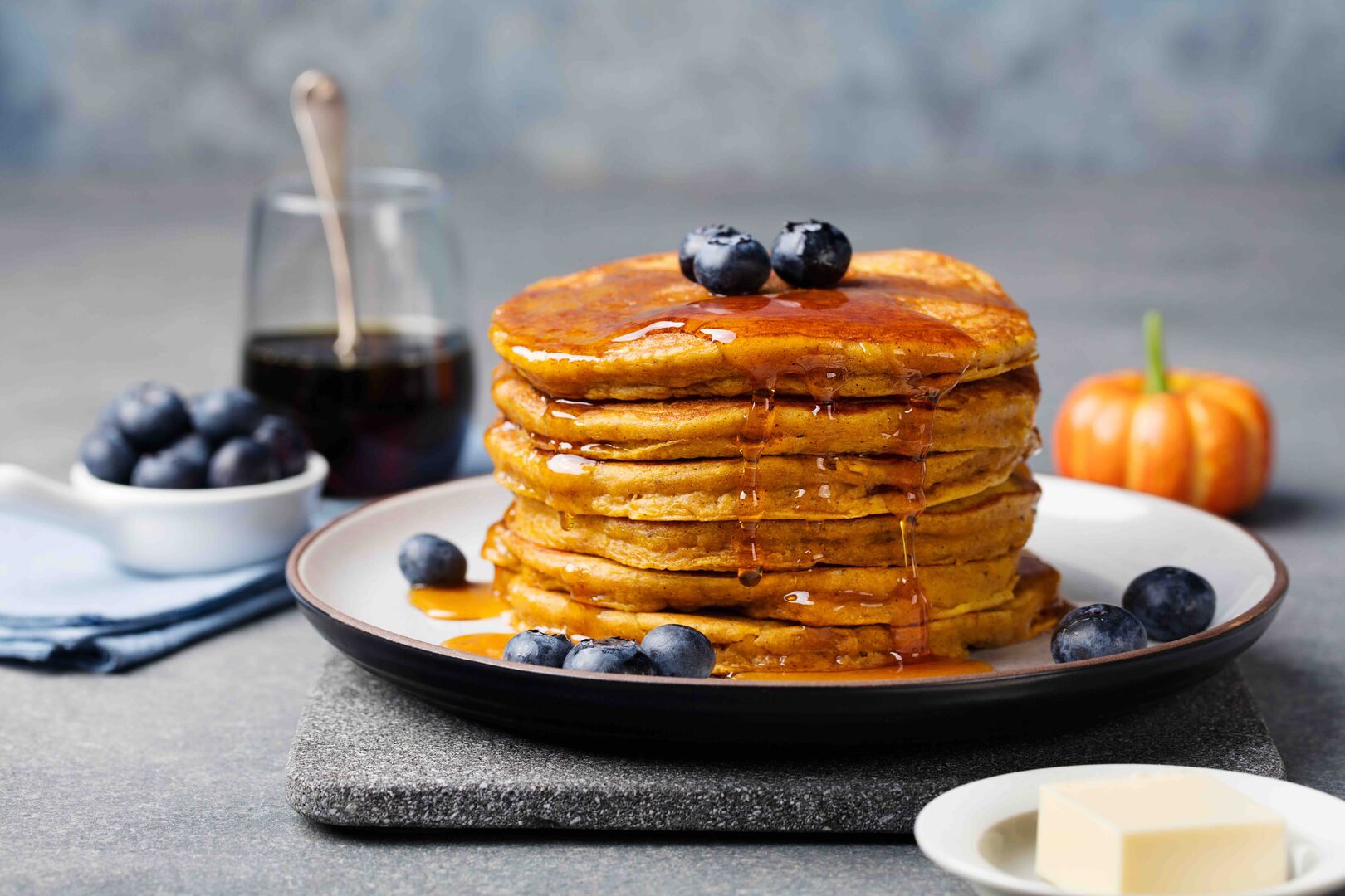 Kürbis-Pancakes