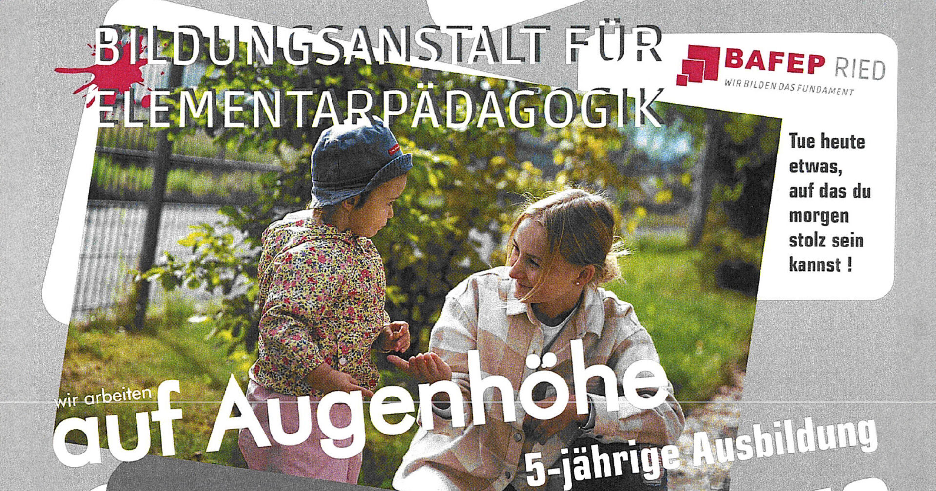 Schülerin mit Kind | Credit: BAFEP Ried