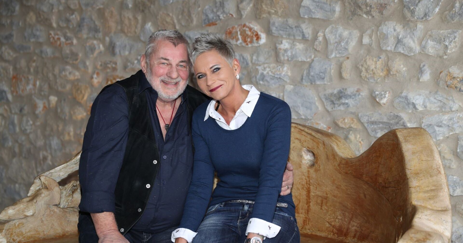 Heinz Hoenig und seine Frau Annika