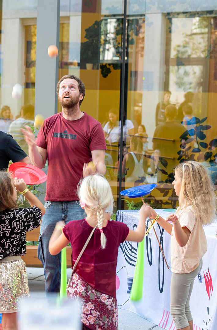 Mitmachzirkus in der Zirkushalle