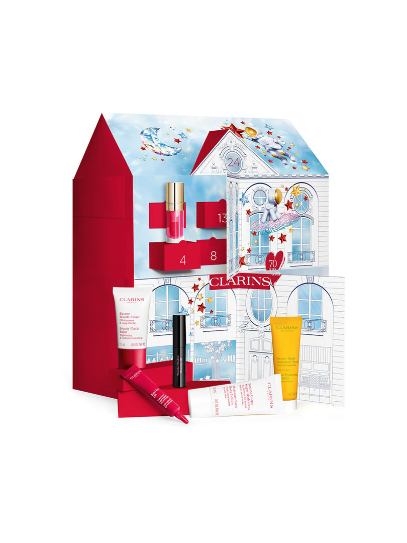 Adventkalender, der aussieht wie ein Haus
