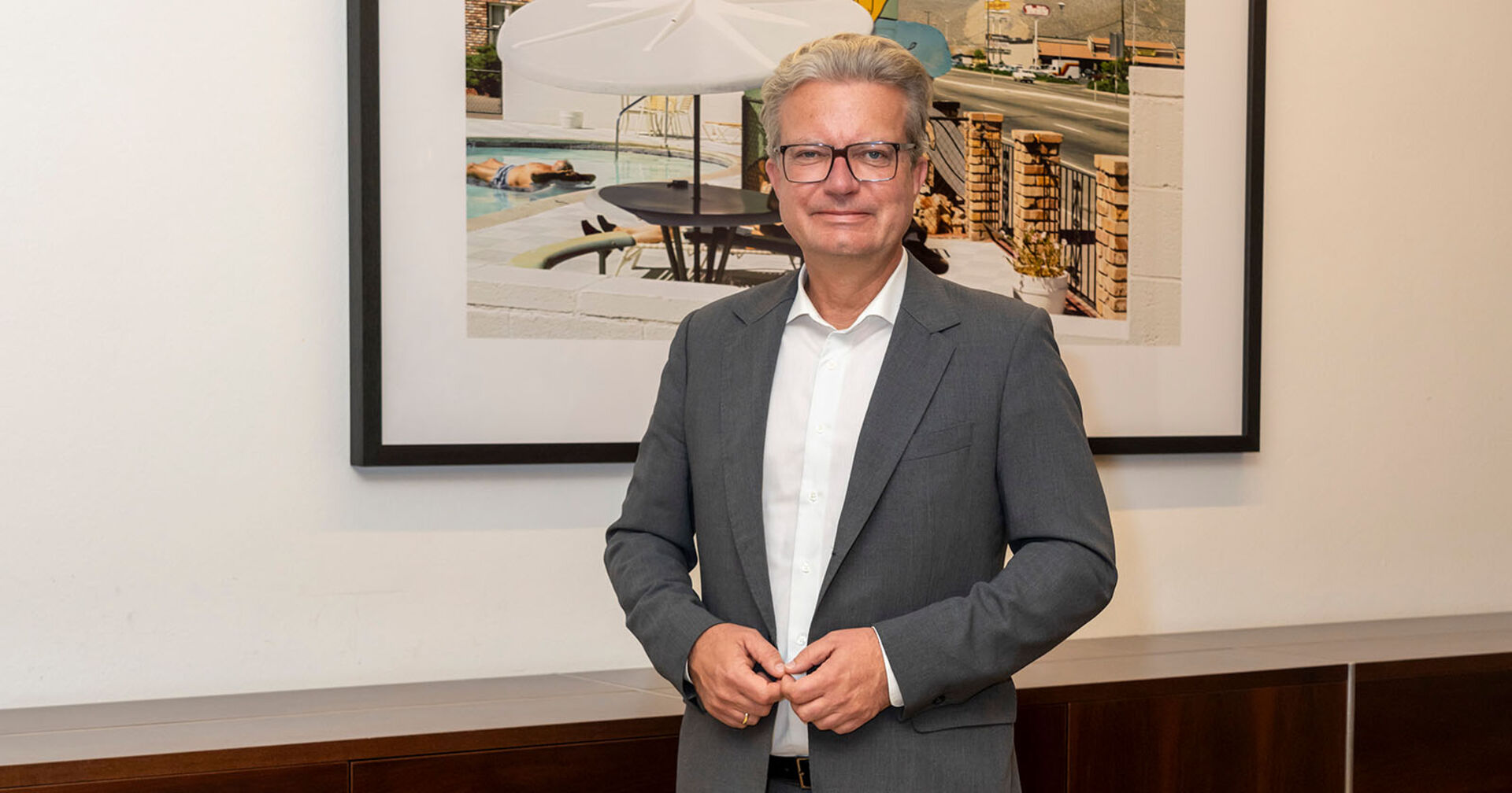 Landeshauptmann Christopher Drexler im Rahmen eines Interviewtermins mit dem Weekend Magazin