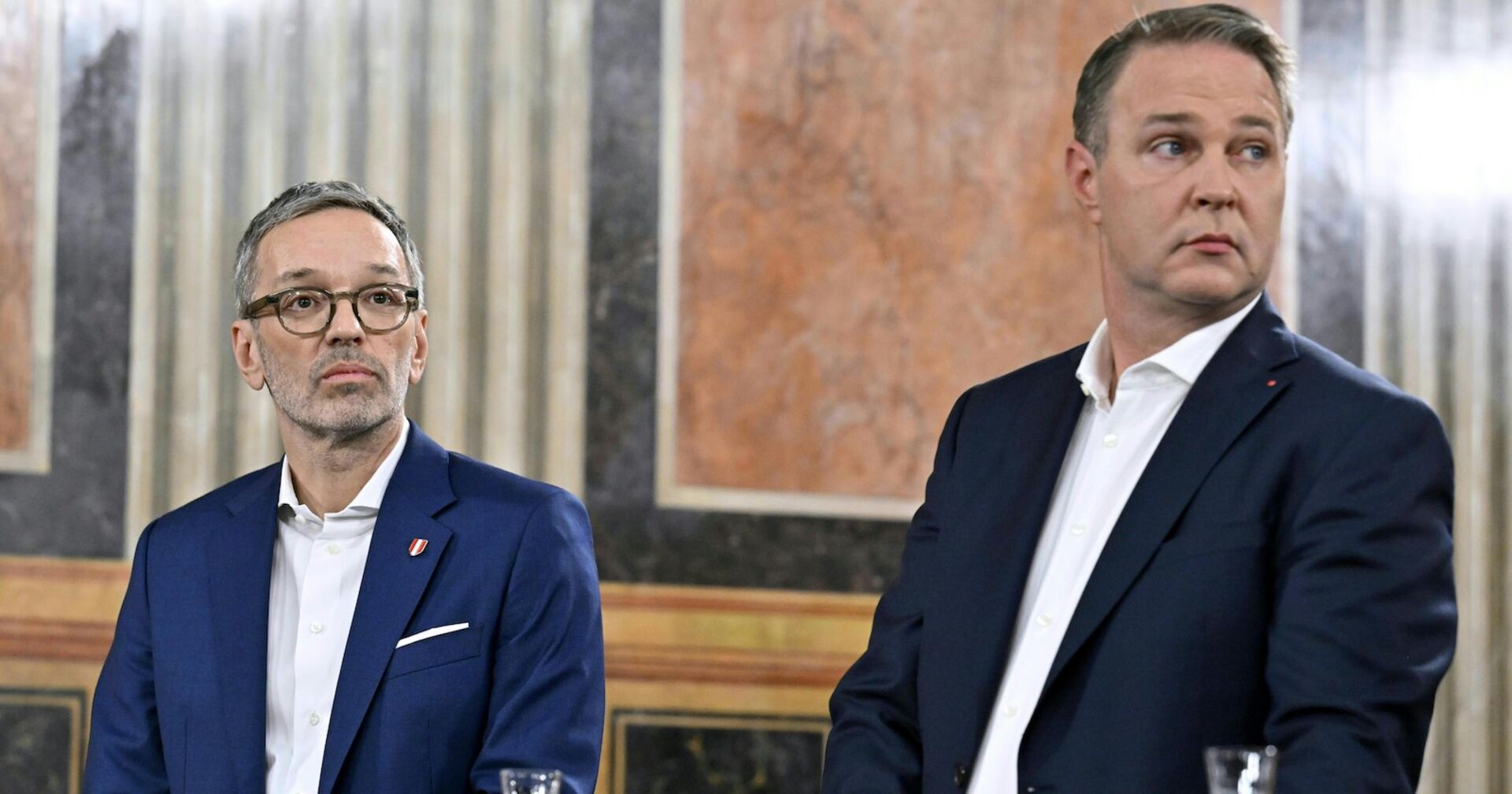 Herbert Kickl (FPÖ) und Andreas Babler (SPÖ).