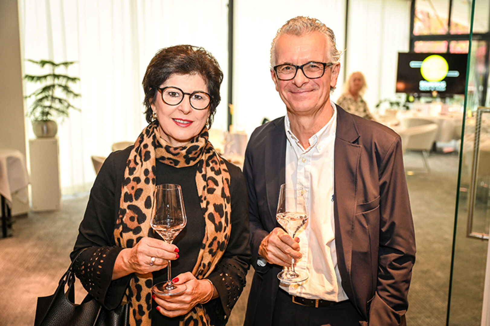 Nadia Depaoli (Omicron) und Thomas Nussbaumer (Lebenshilfe)