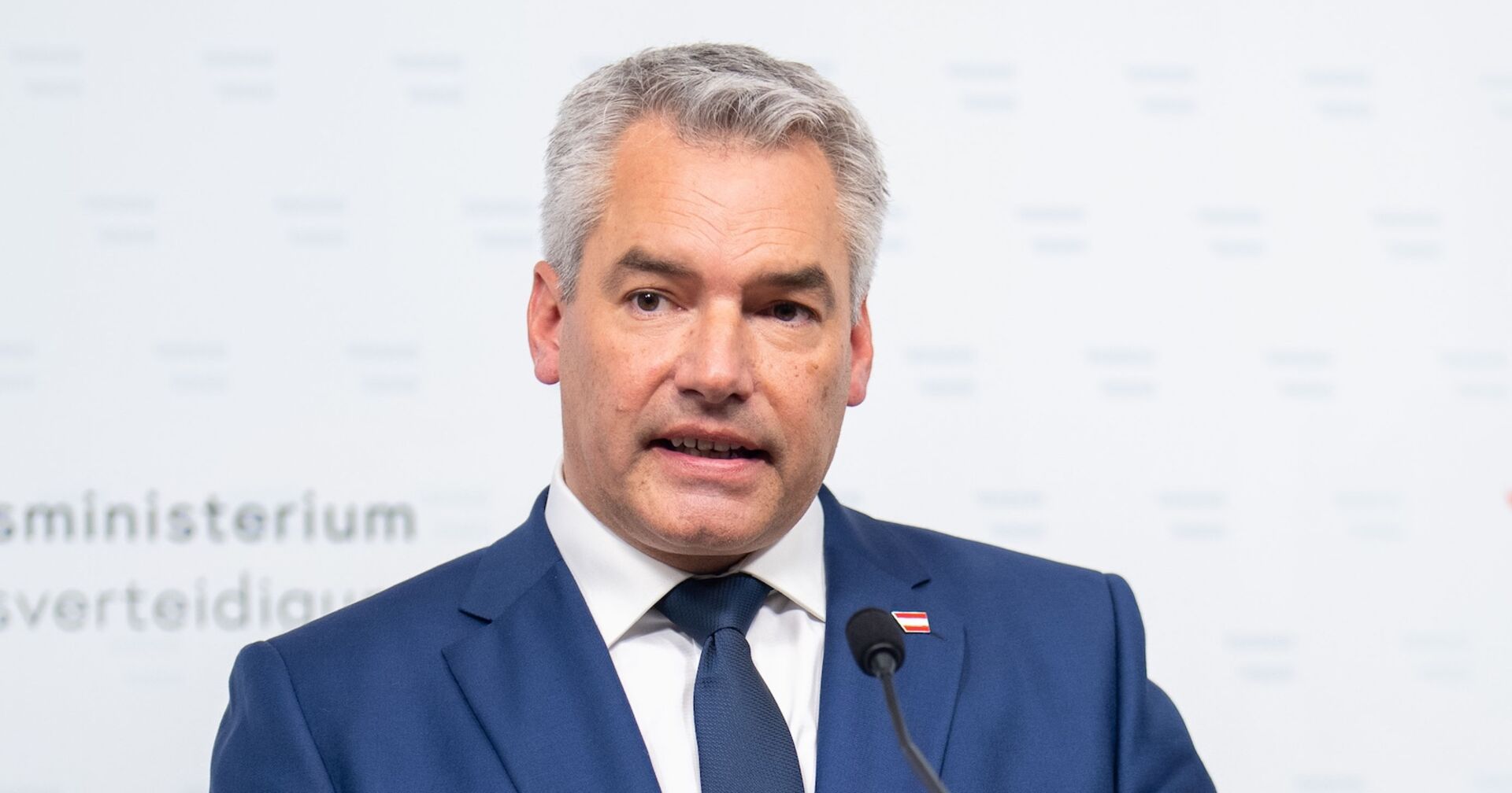 Karl Nehammer bekräftigt heute seine Meinung. Er will nicht mit Herbert Kickl zusammenarbeiten.