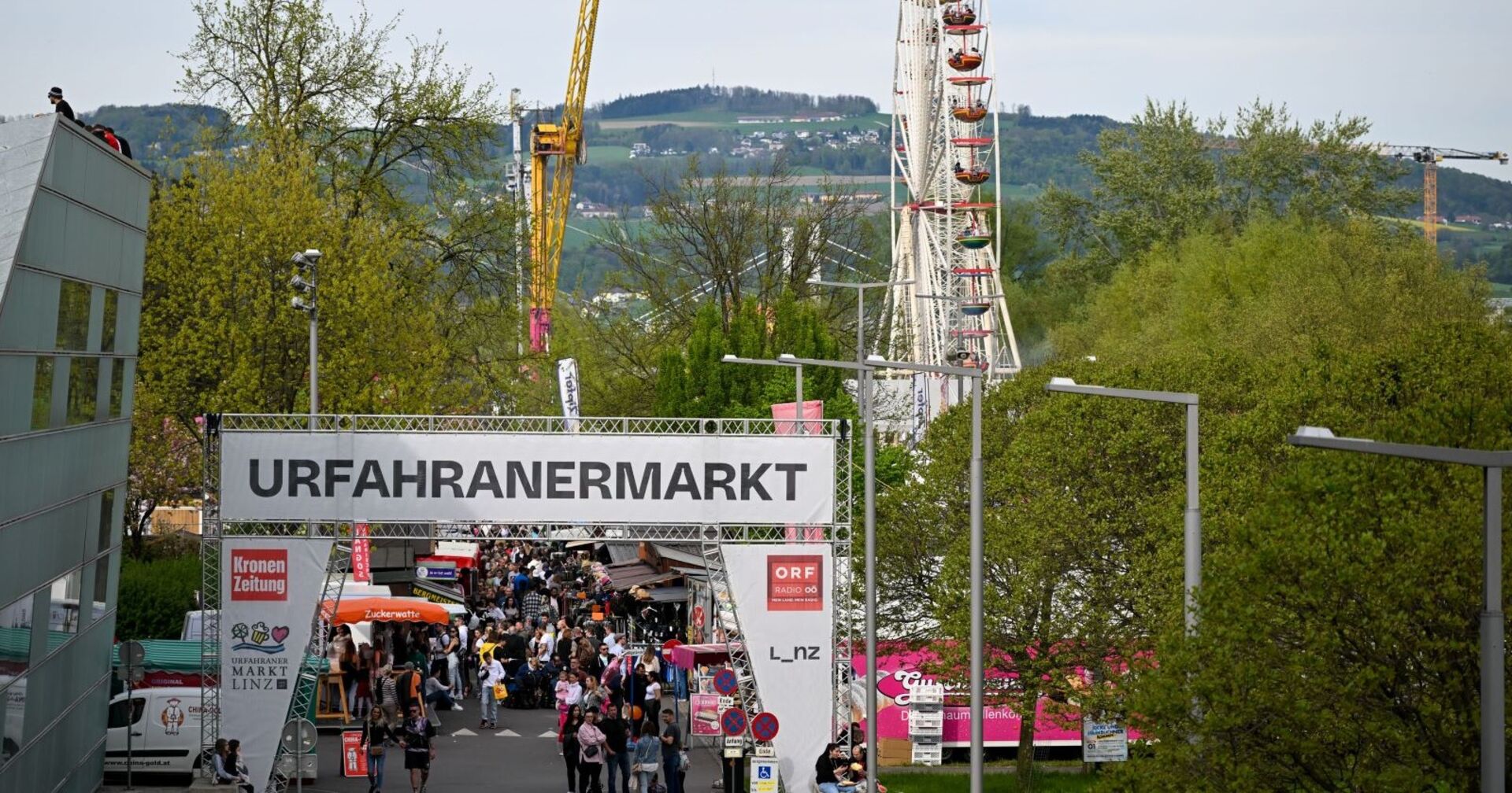 Eingang des Urfahraner Marktes in Linz