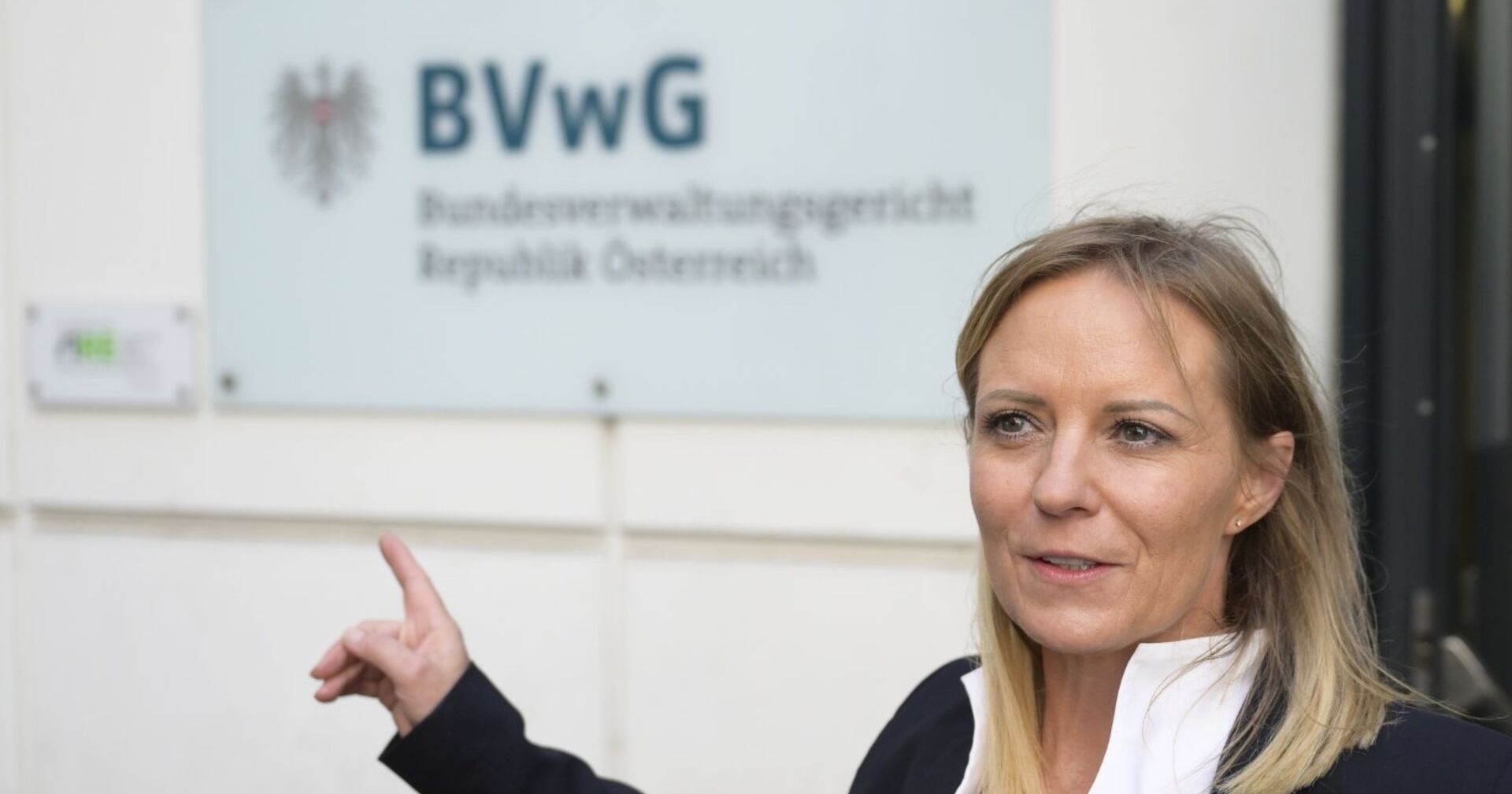 Die Anwältin der Familie, Doris Hawelka, vor Beginn des Prozesses