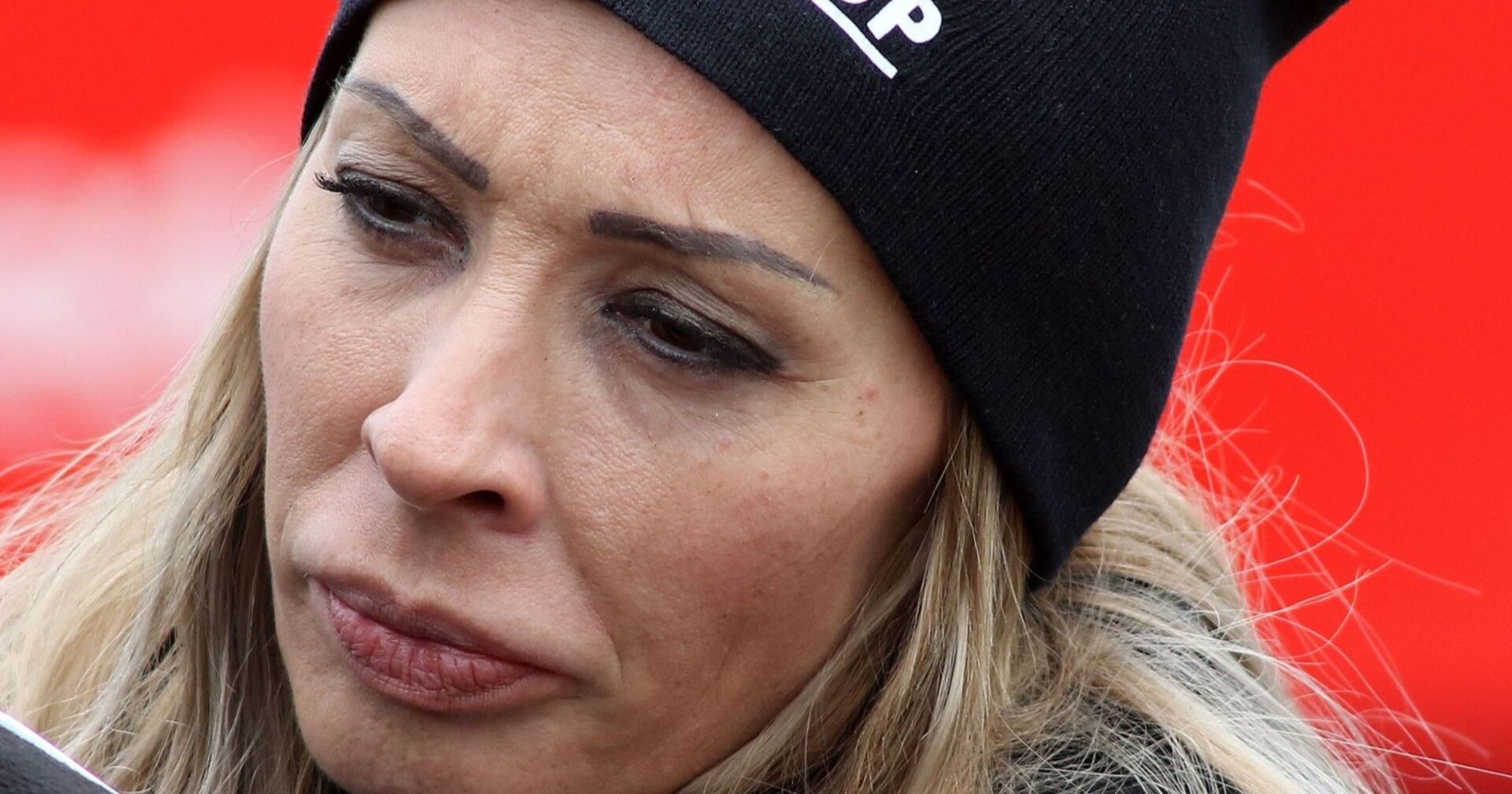 Cora Schumacher sieht traurig aus