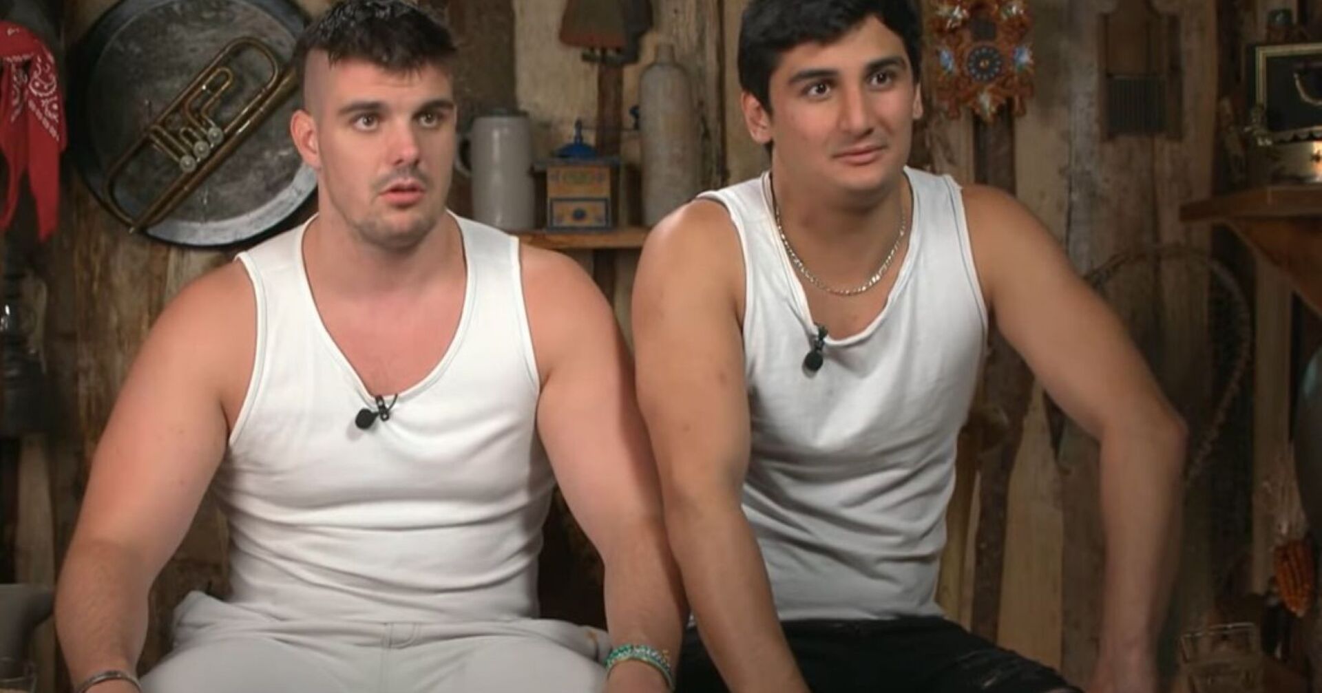 Kevin und Sayed im "Forsthaus Rampensau".