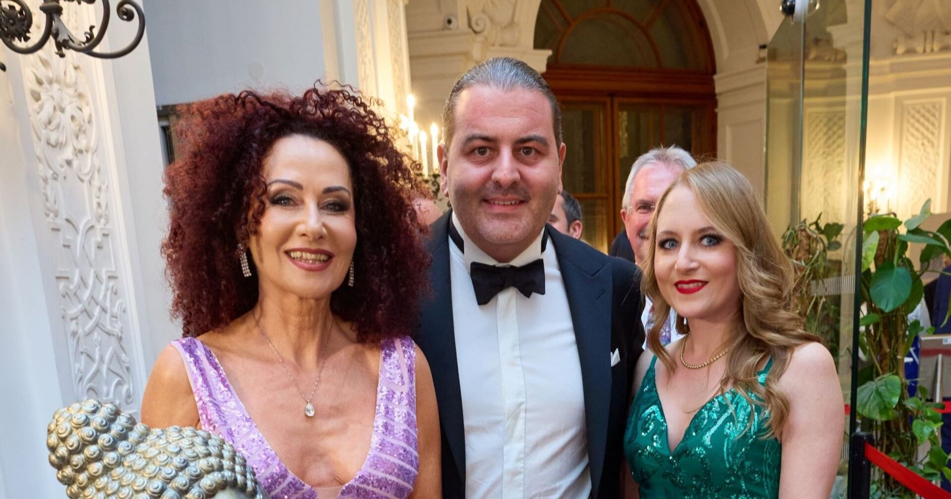 "Mausi" mit Leo und Jackie Lugner.