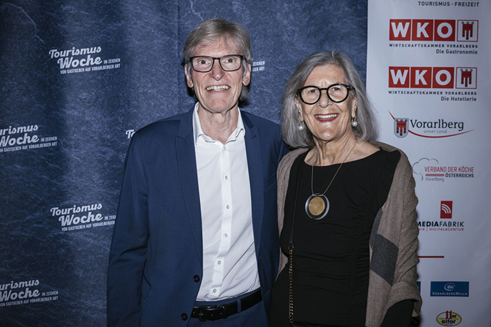 Wilfried Hopfner (WKV Präsident) mit Gattin Rita