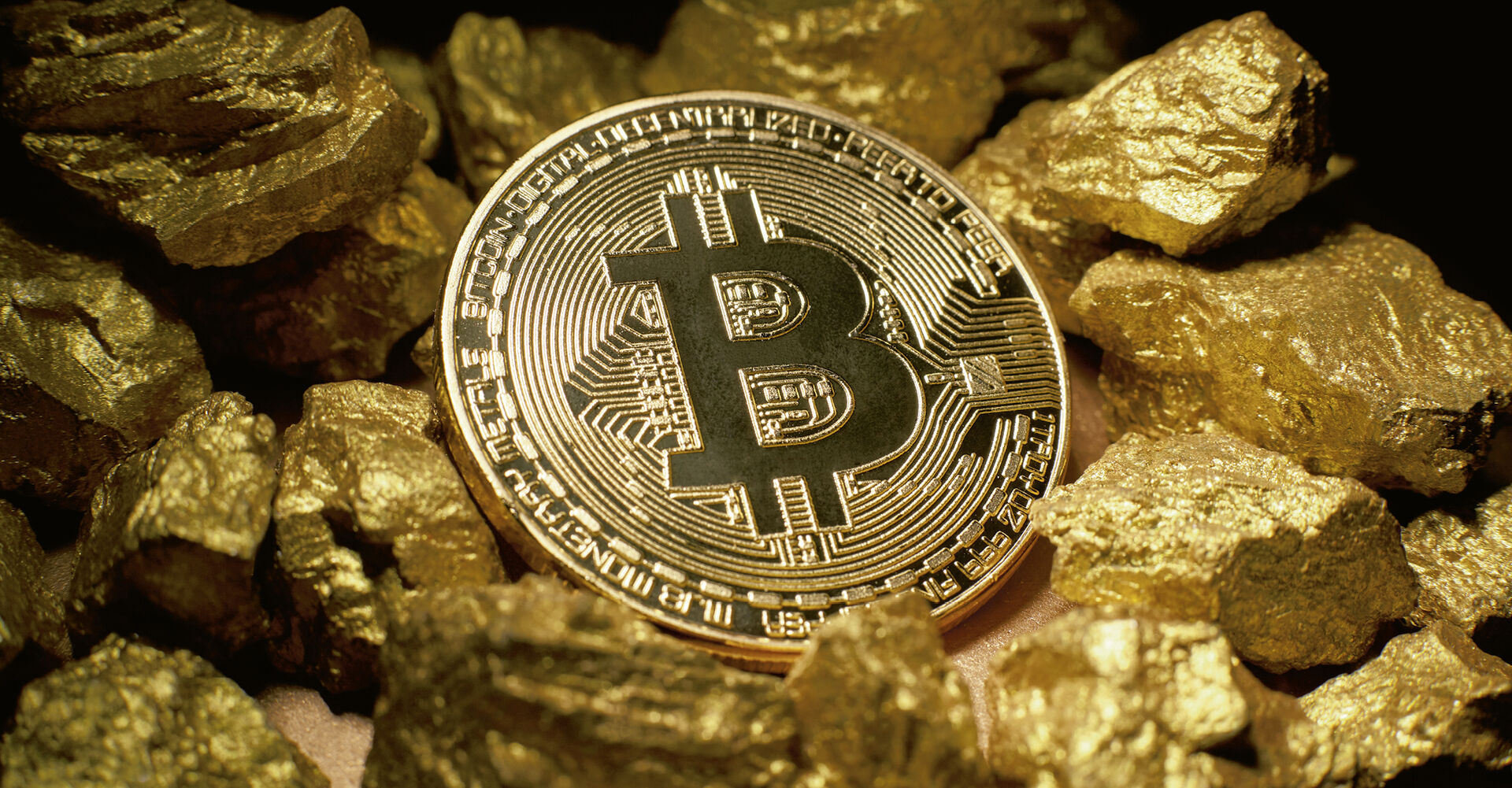 Bitcoin wird von manchen als digitales Gold gehandhabt.