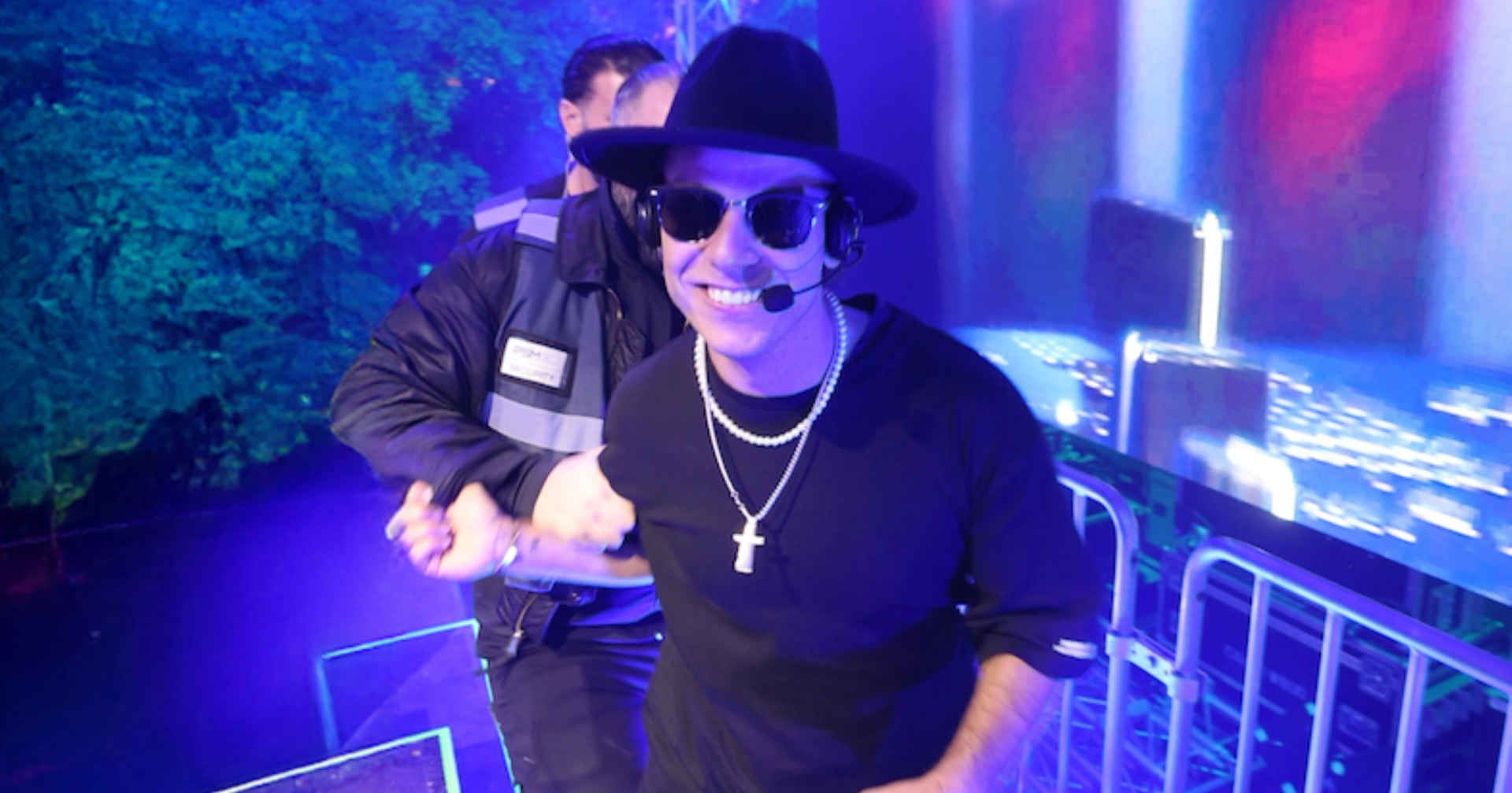 Max Weißenböck verkleidet als "Timmy Trumpet"