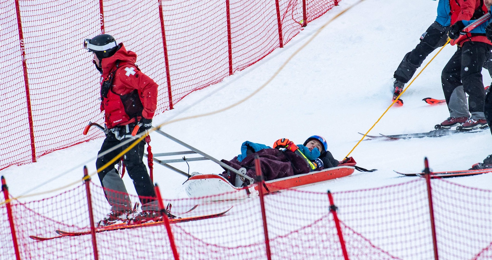 Beim Rennen in Killington ist Michaela Shiffrin schwer gestürzt.