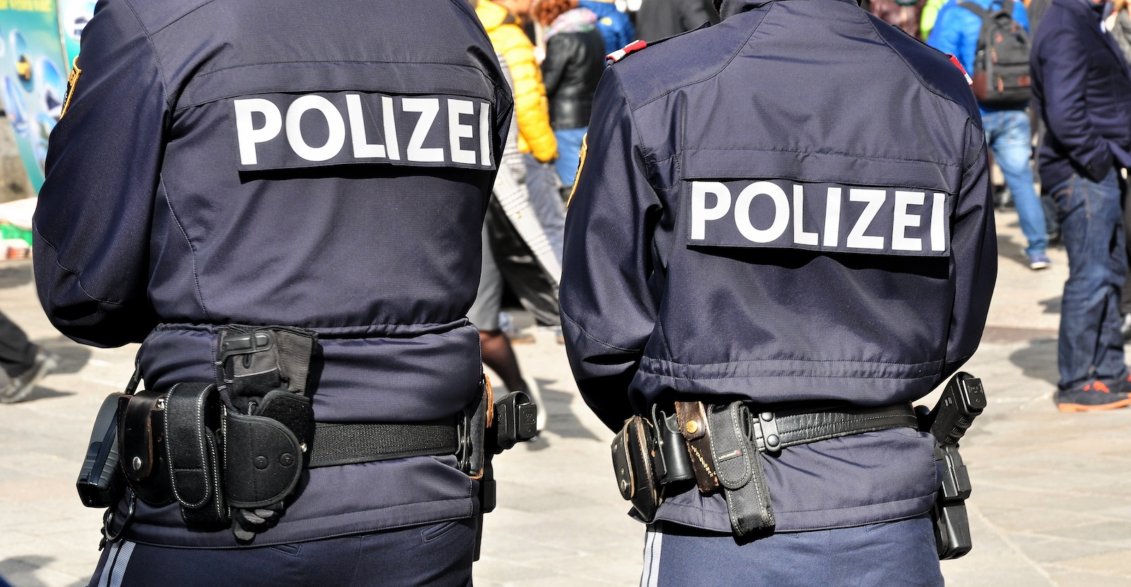 Polizisten im Einsatz