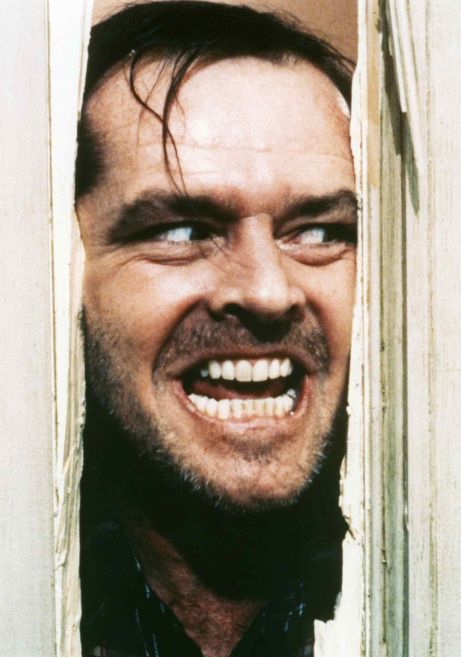 Jack Nicholson in "Shining".