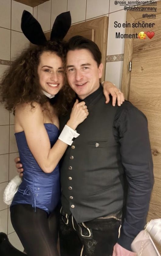 Laura Engelmann und Andreas Gabalier posieren zusammen