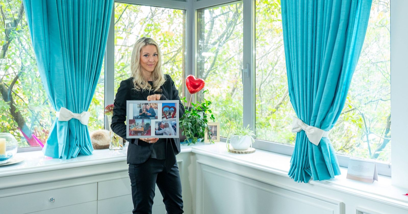 Simone Lugner in ihrer Villa.