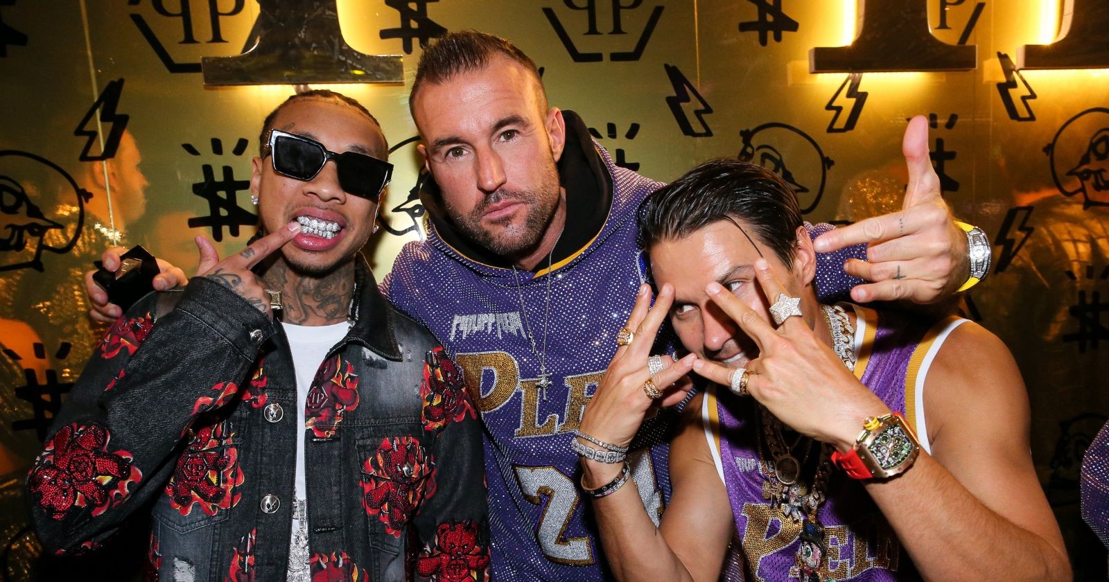 Tyga, Philipp Plein, Alec Monopoly