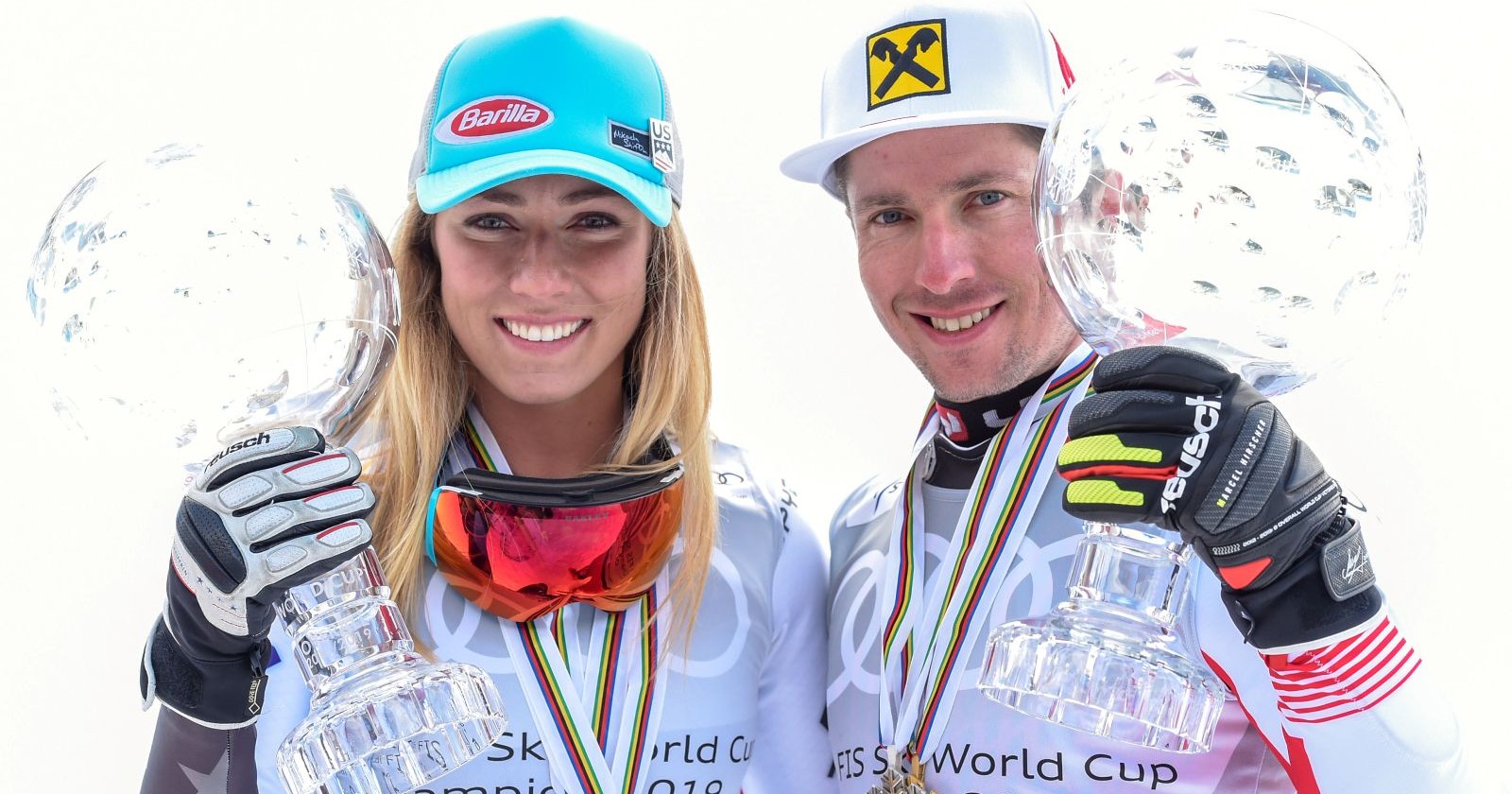 Marcel Hirscher und Mikaela Shiffrin