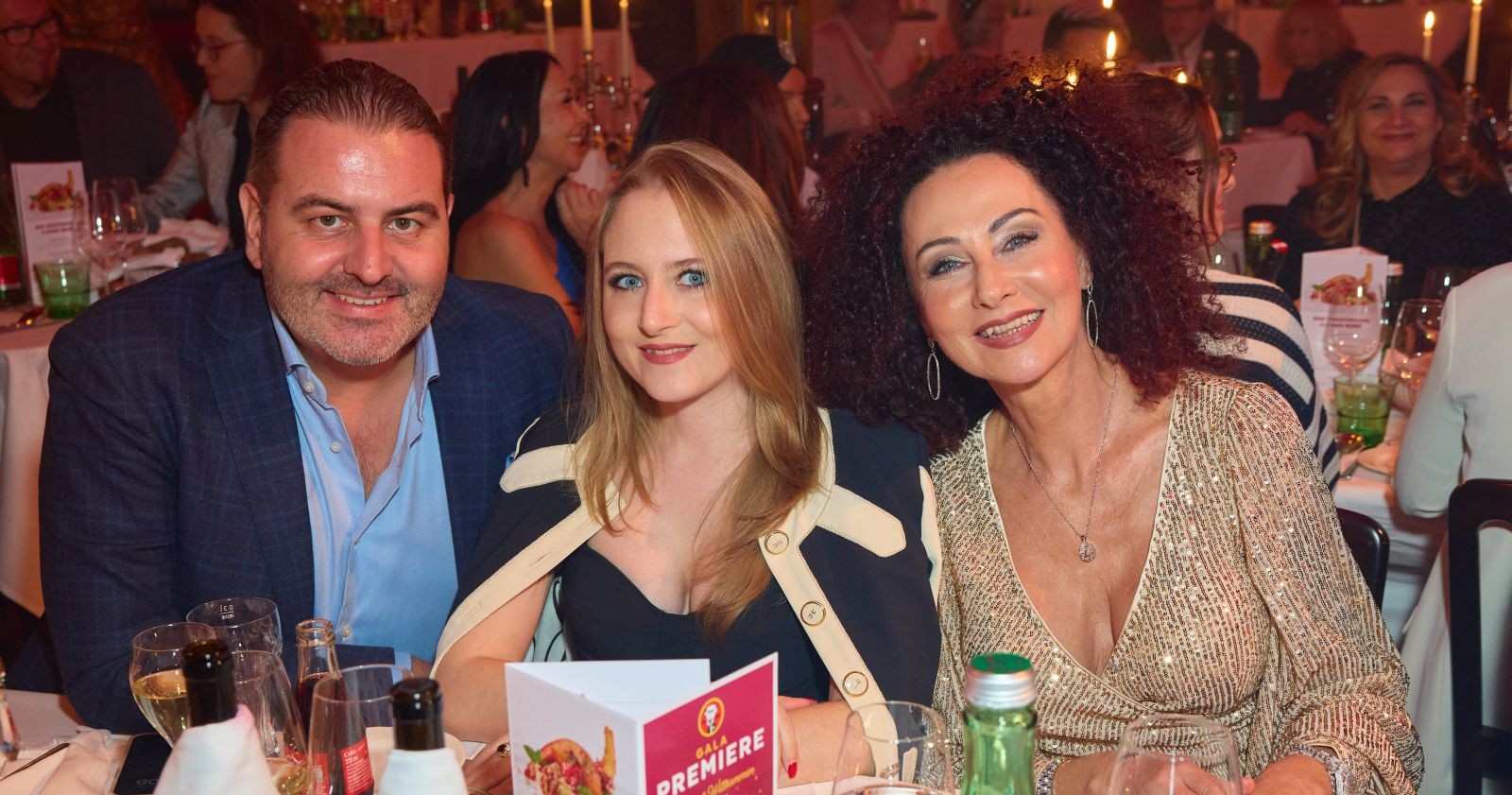 Leo, Jackie und Mausi Lugner