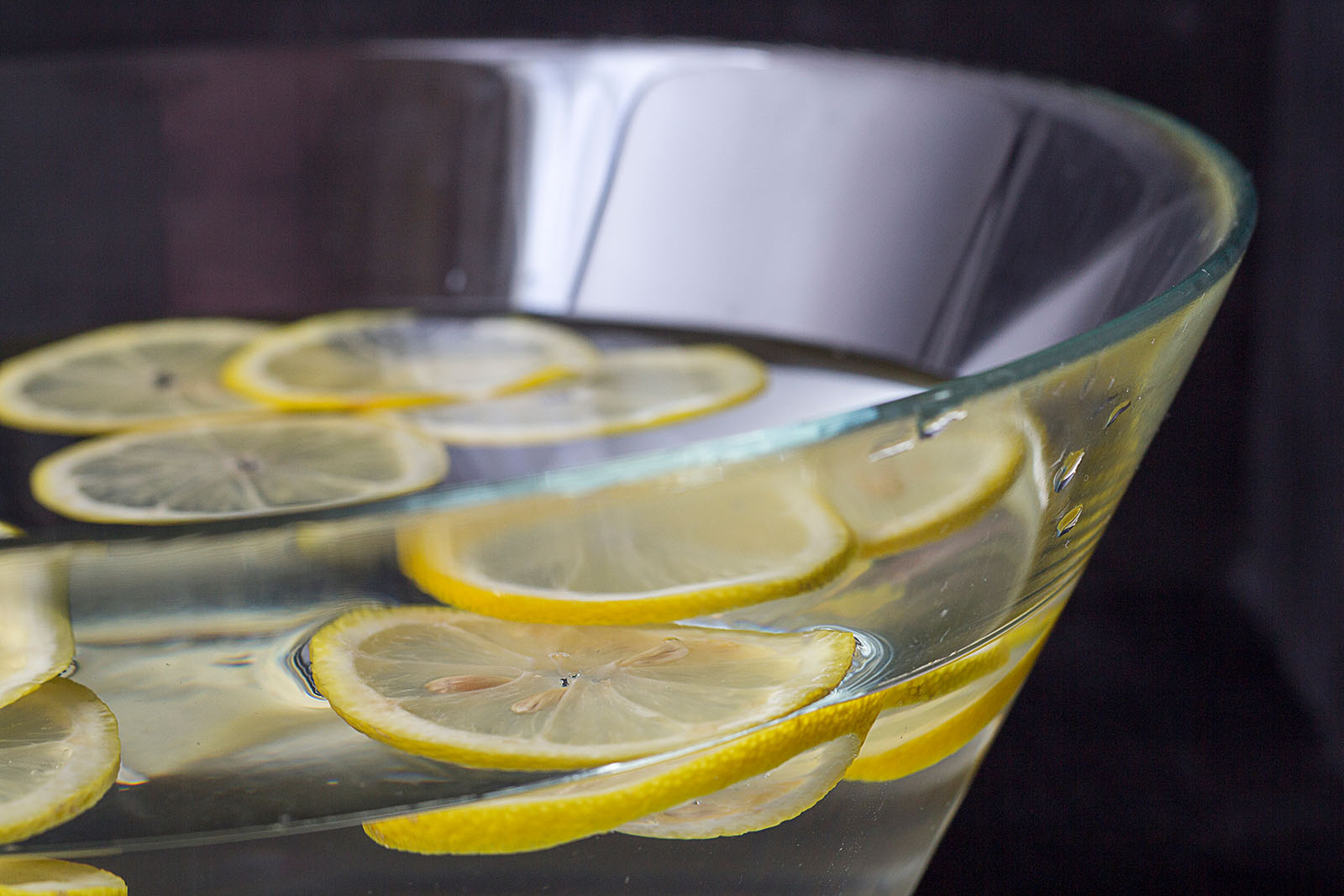 Schüssel mit Wasser und Zitronenscheiben | Credit: iStock.com/Raymund Tan