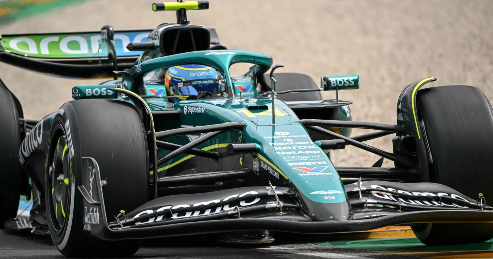 Alonso ist beim großen Preis von Melbourne ausgeschieden.