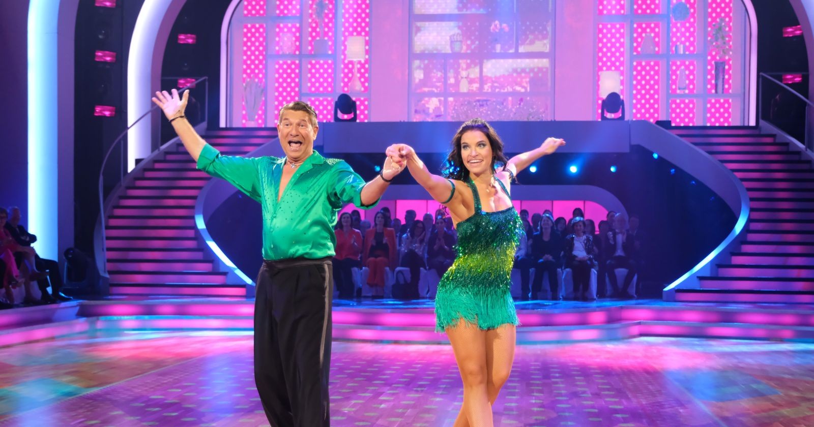 Wolfgang Fifi Pissecker und Conny Kreuter bei "Dancing Stars"