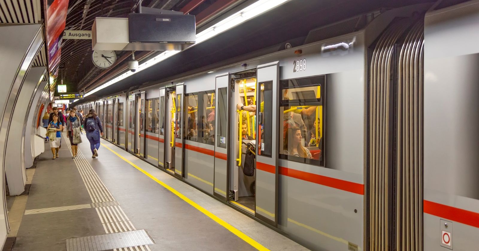 U-Bahn-Station in Wien.