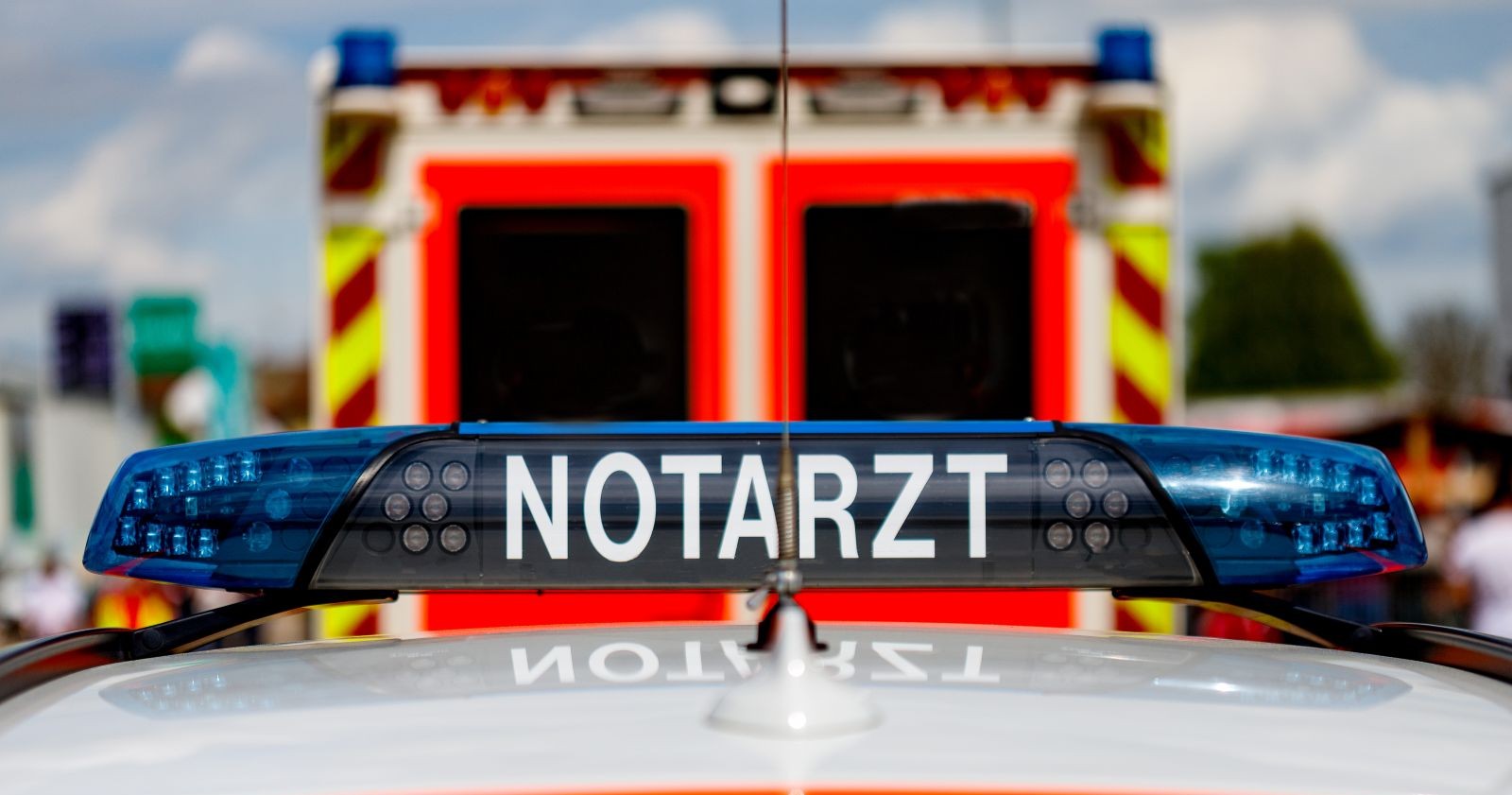 Notarztwagen im Einsatz in Deutschland