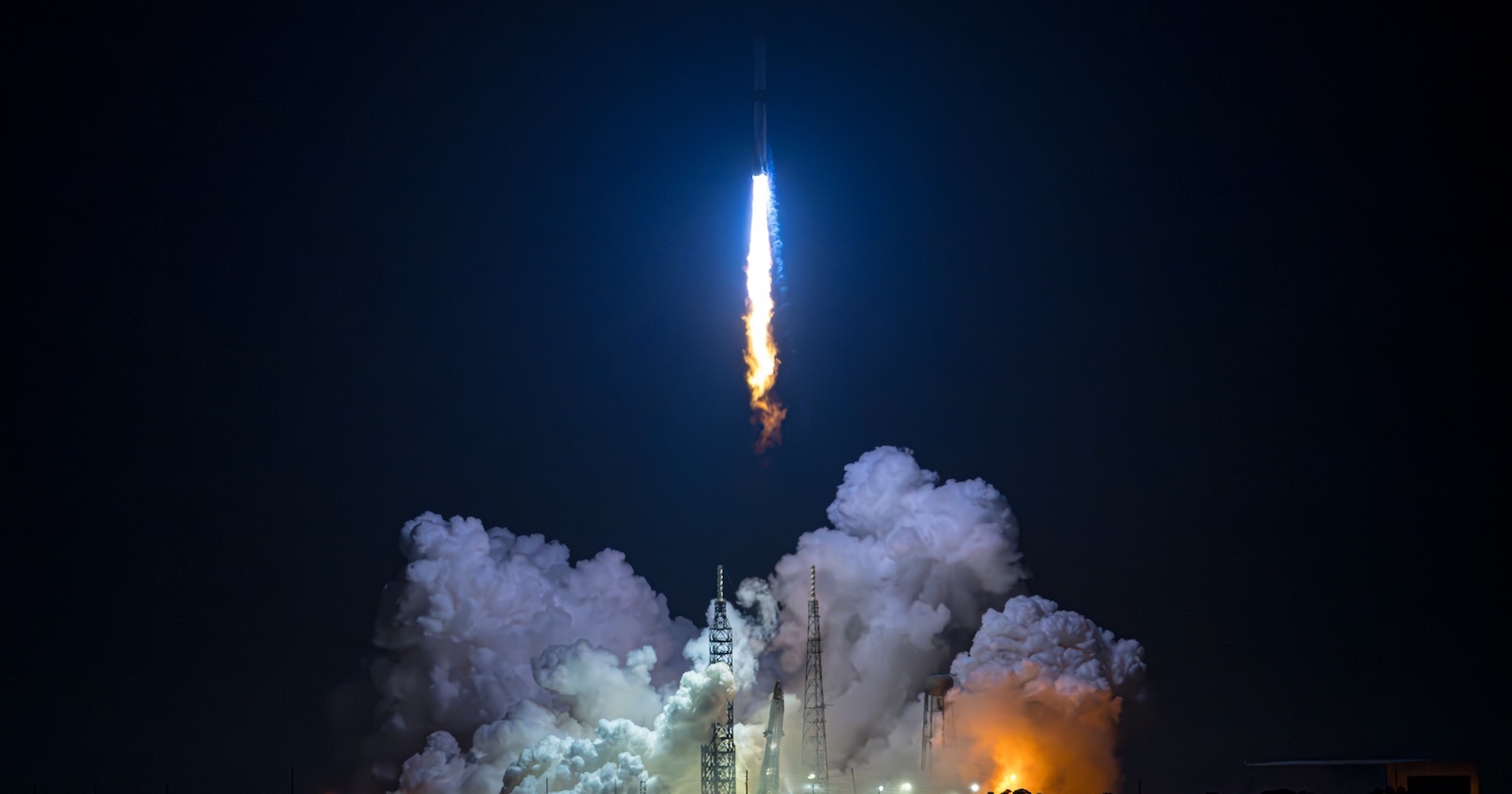 Eine Rakete von Blue Origin.