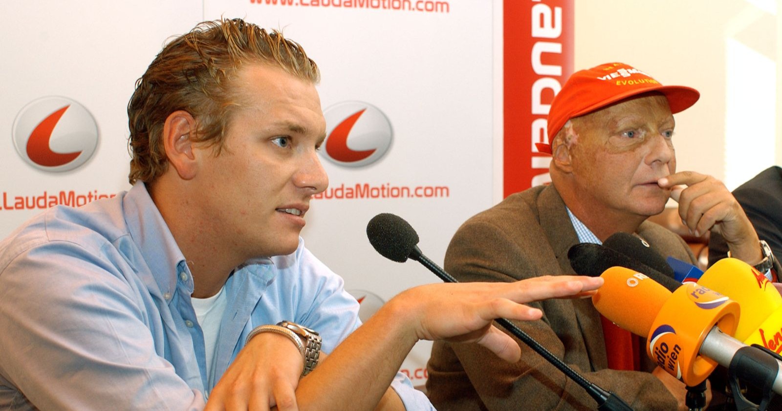 Niki Lauda mit Sohn Lukas