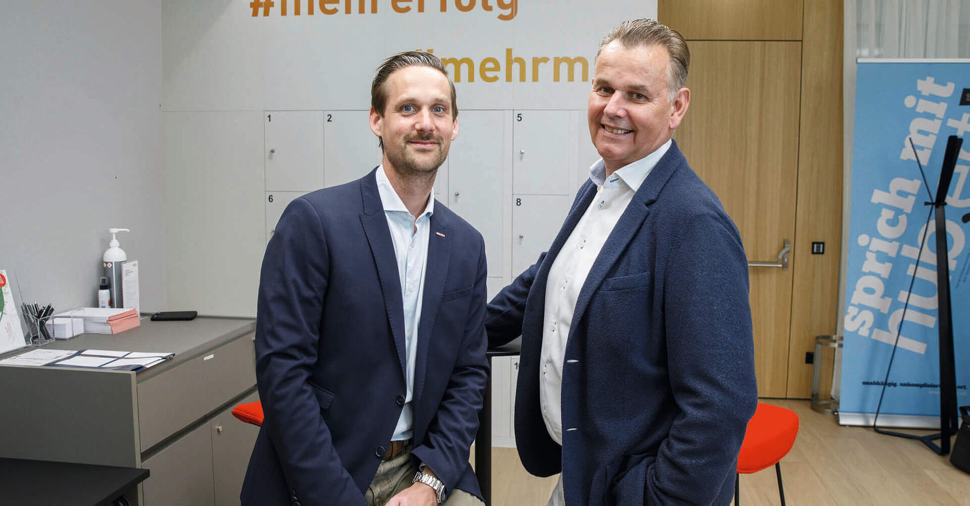 Thomas Brindl (38) und Robert Oberfrank (65)