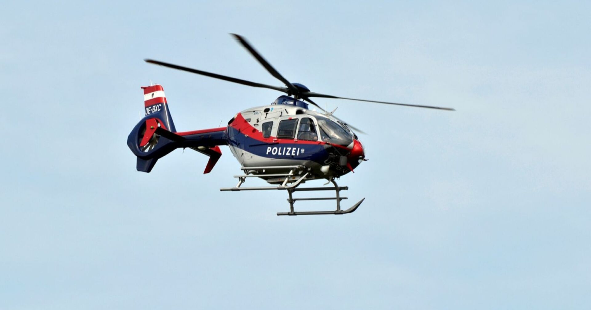 Polizeihubschrauber im Einsatz