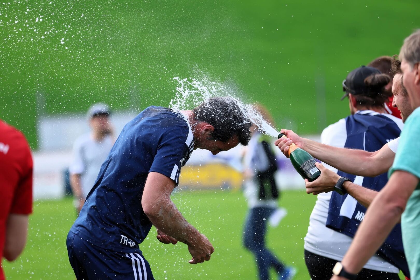 Der Jubel beim USK St. Michael nach dem Meistertitel in der 2. Landesliga Süd war riesig.