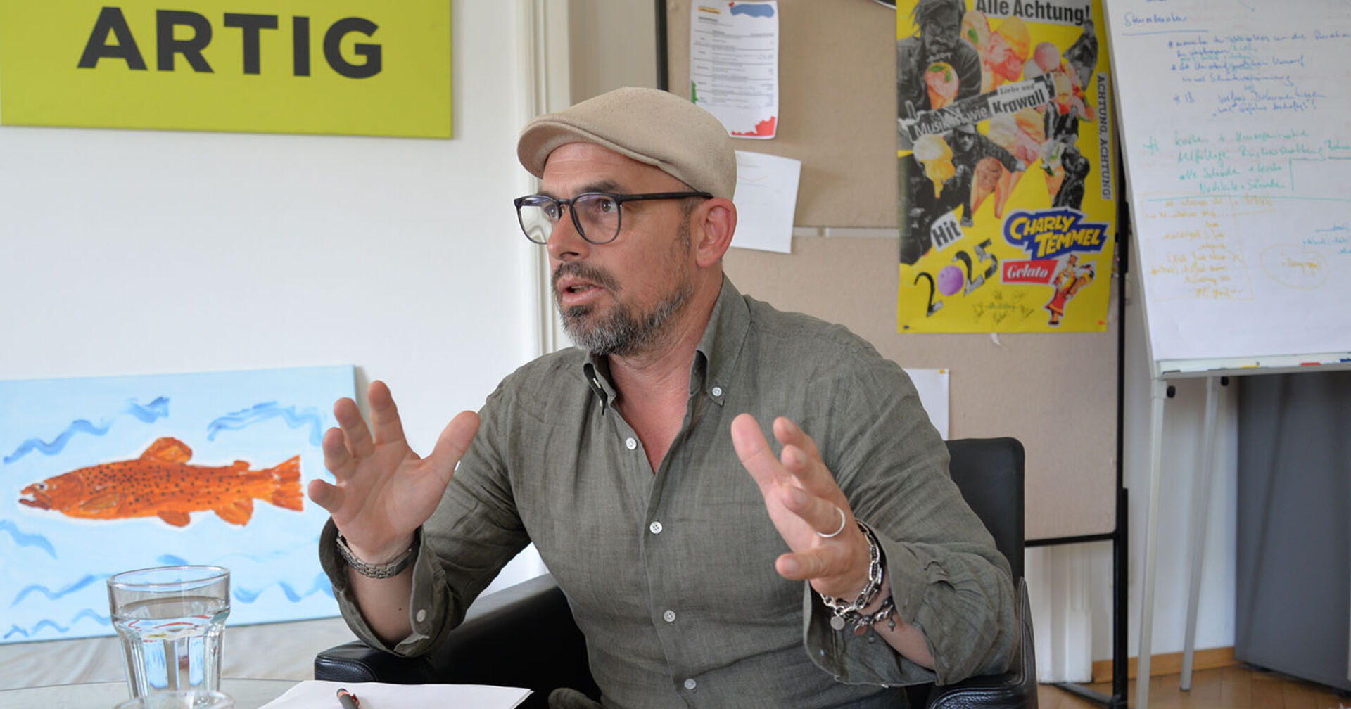 Company Code-Geschäftsführer Andreas Mauerhofer im Rahmen eines Interviews.