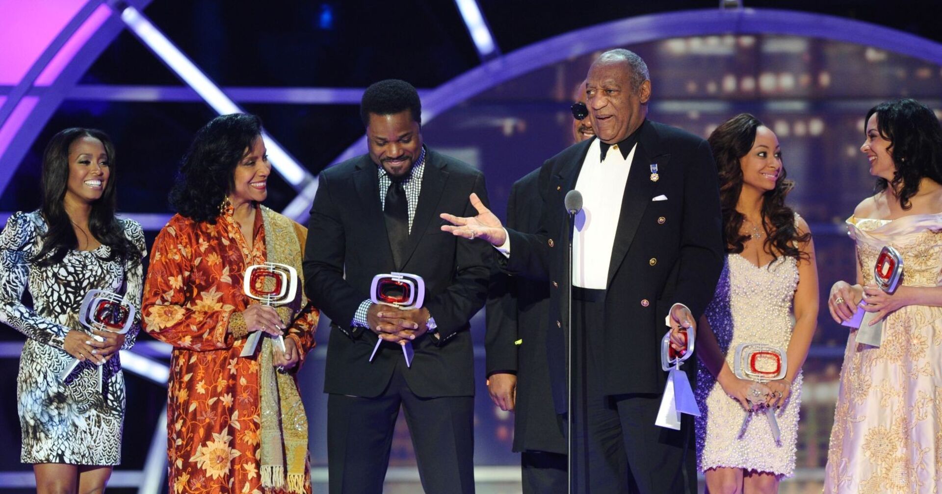 Der Cast von "The Cosby Show" auf der Bühne